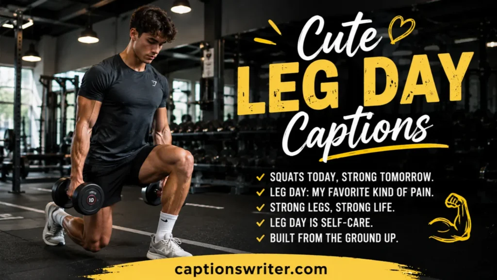 Cute Leg Day Captions