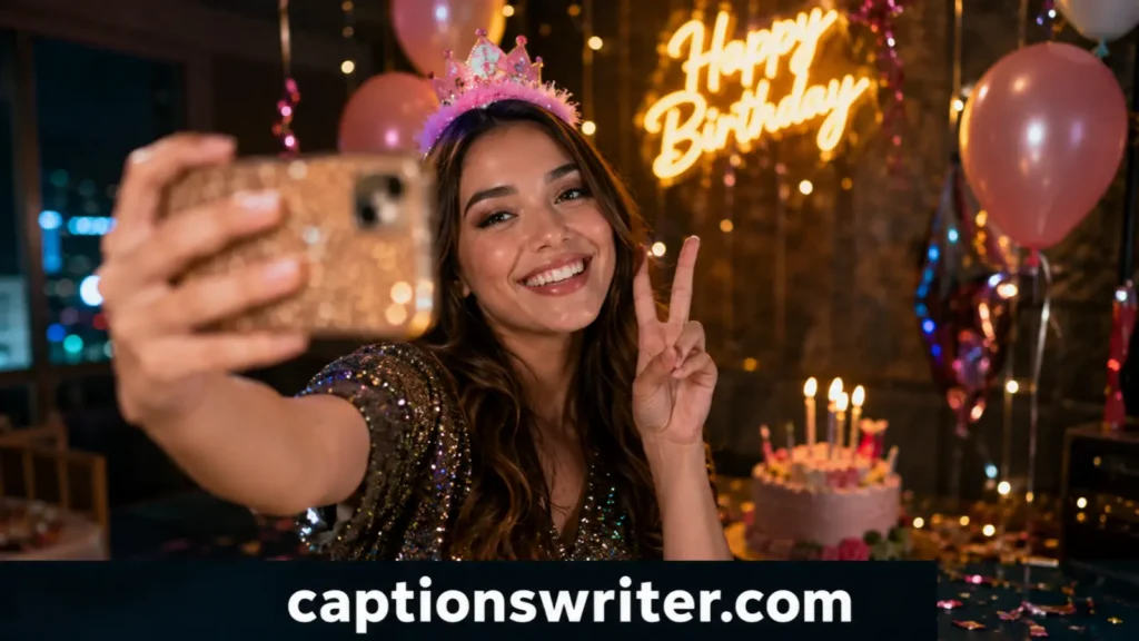 Birthday Party Captions for Selfies