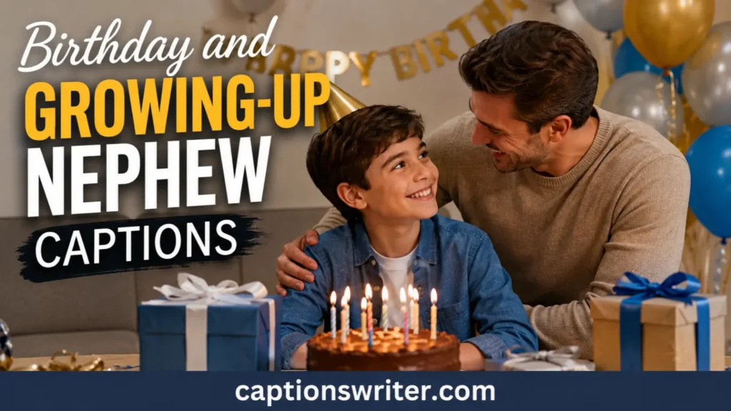 Birthday and Growing-Up Nephew Captions