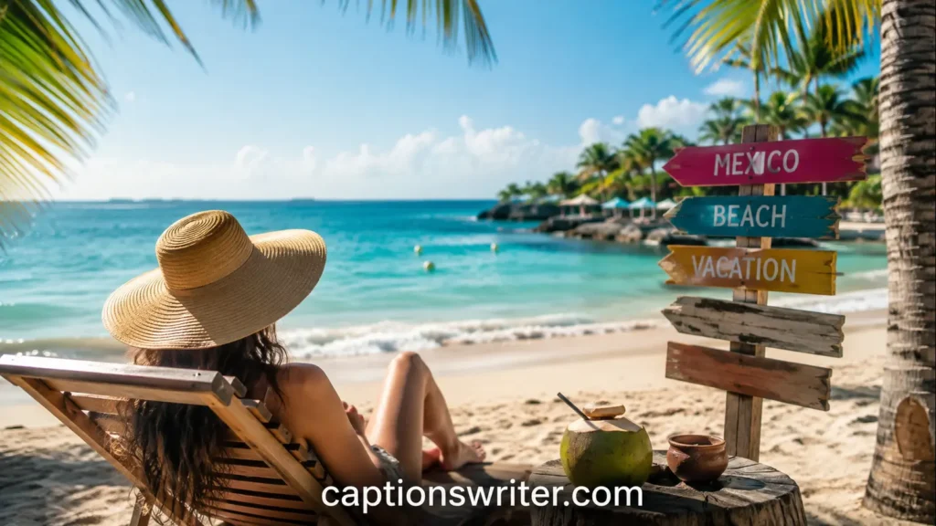 Mexico Beach and Vacation Captions