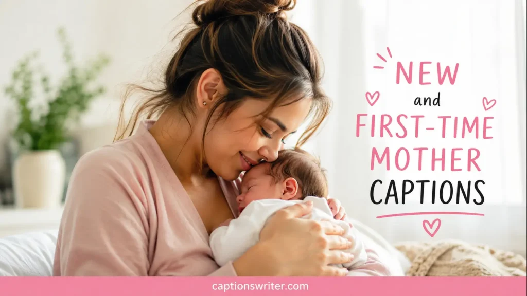 New and First-Time Mother Captions