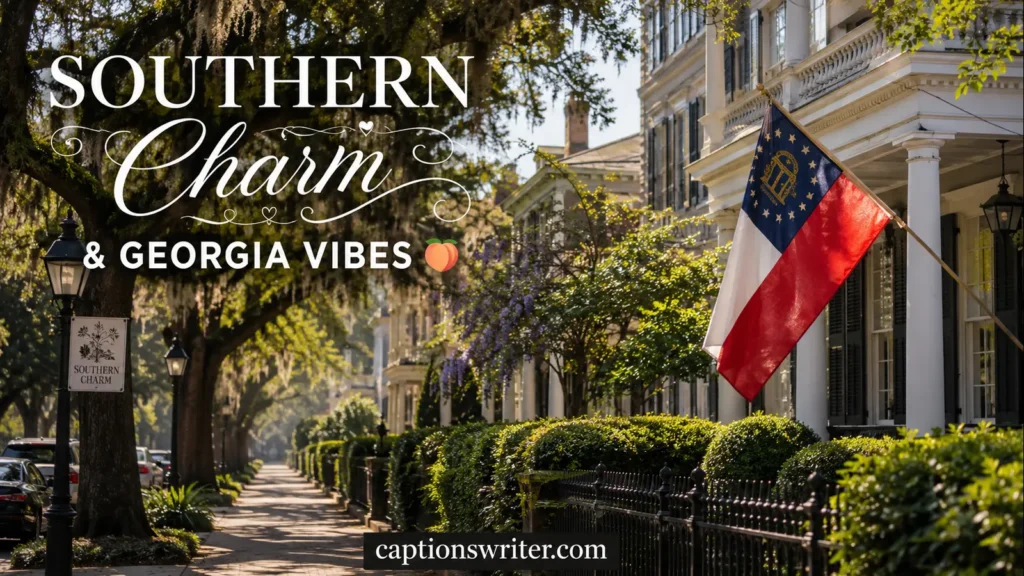 Southern Charm and Georgia Vibes Captions