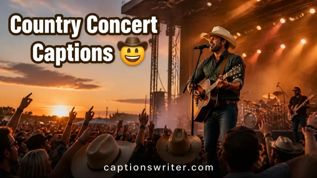 Country Concert Captions 🤠