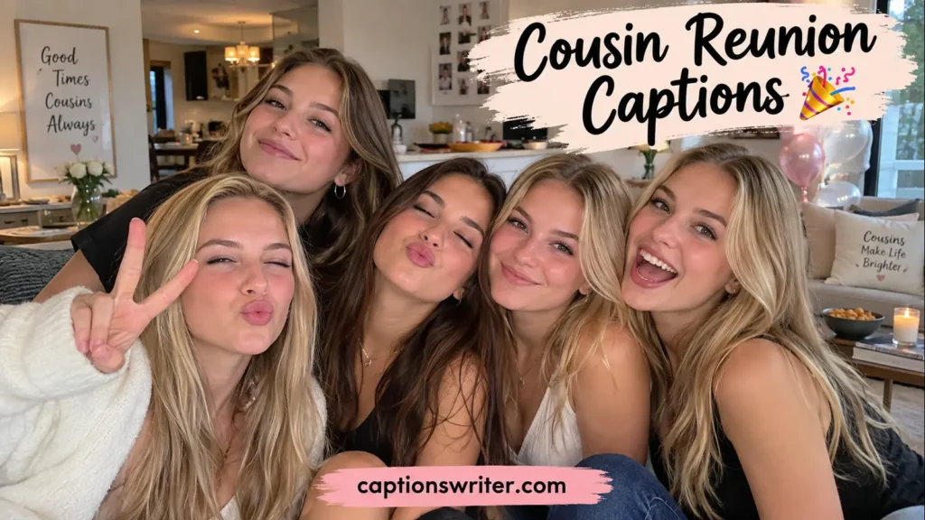 Cousin Reunion Captions