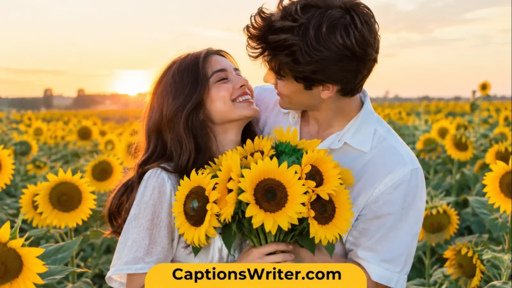 Sunflower Captions for Couples π