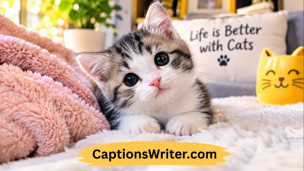 Cute Cat Captions for Instagram 🥰