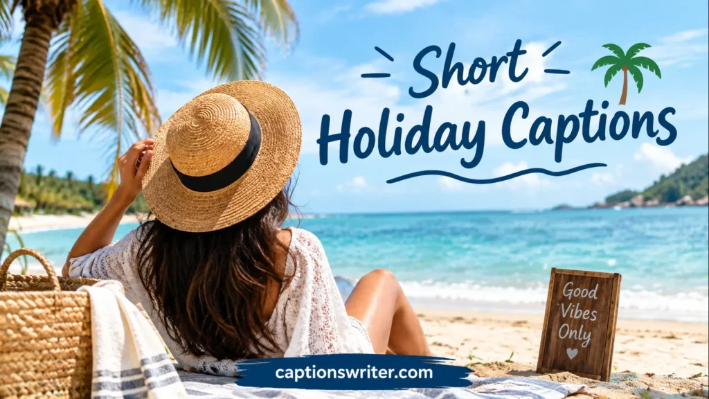 🌴 Short Holiday Captions