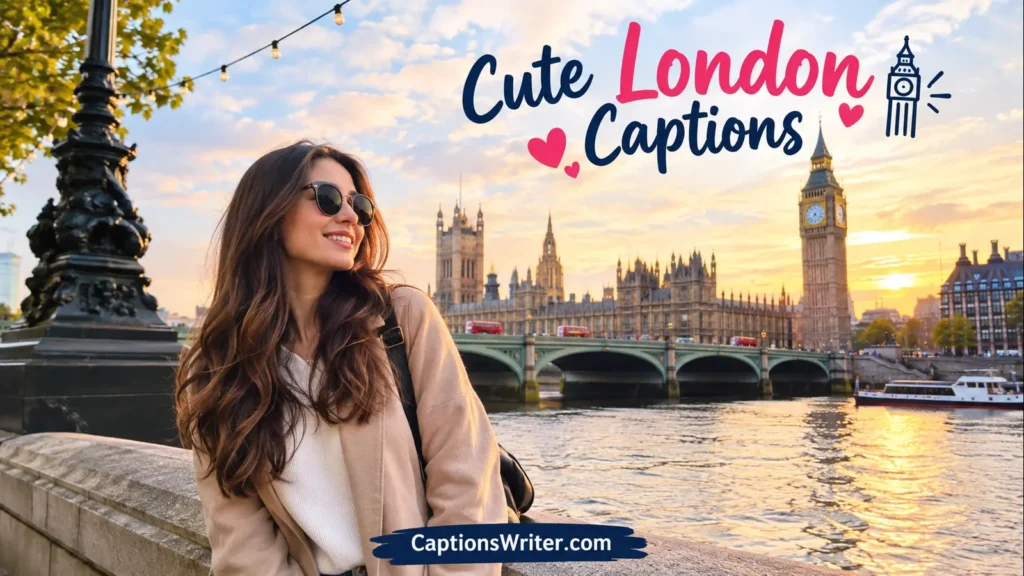 Cute London Captions 💕🏙️