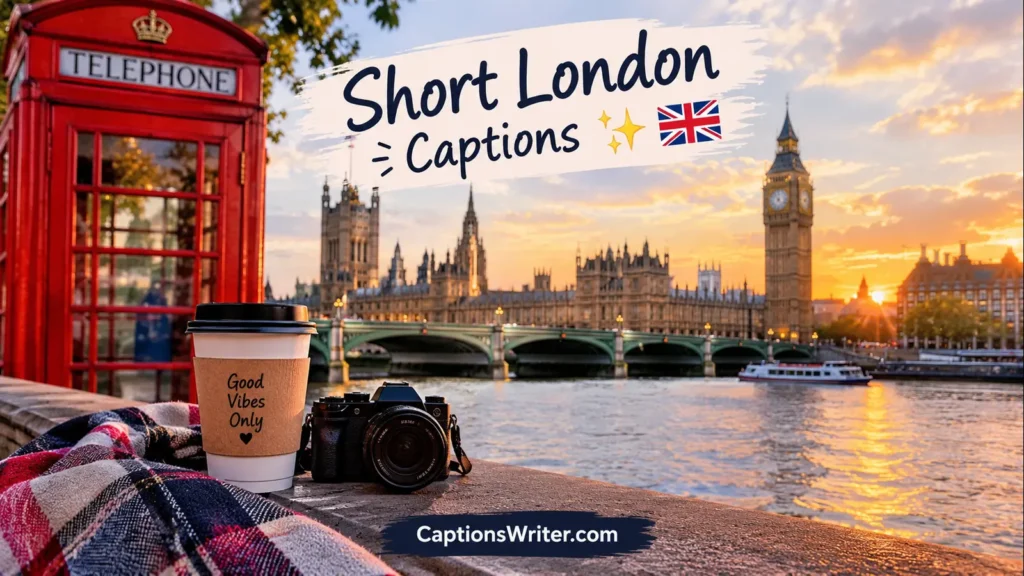 Short London Captions ✨🇬🇧