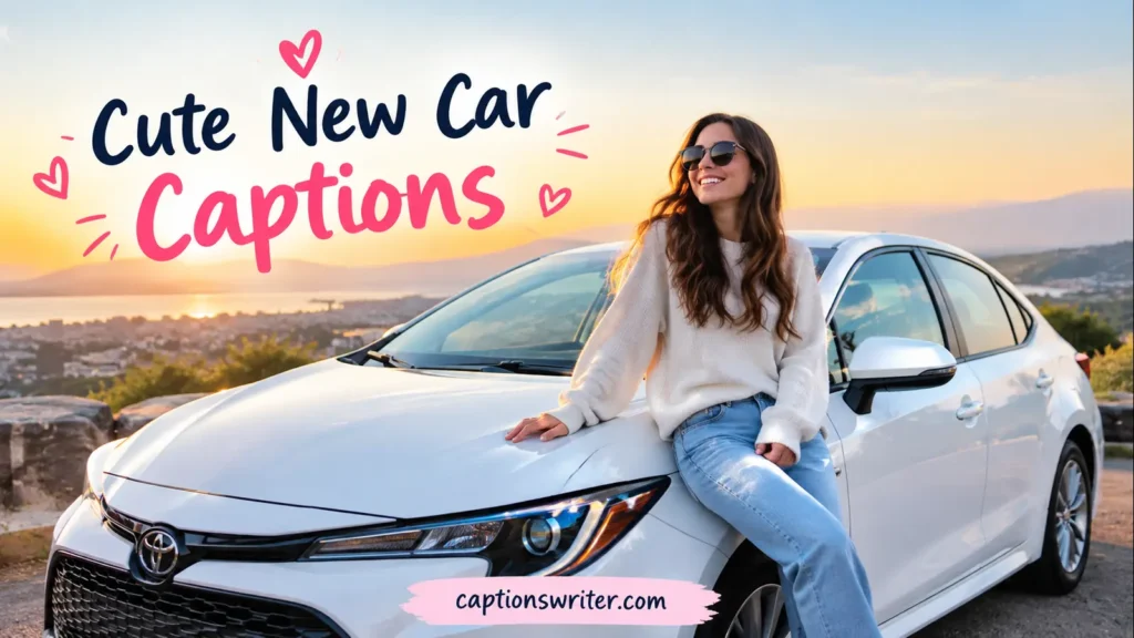 💕 Cute New Car Captions
