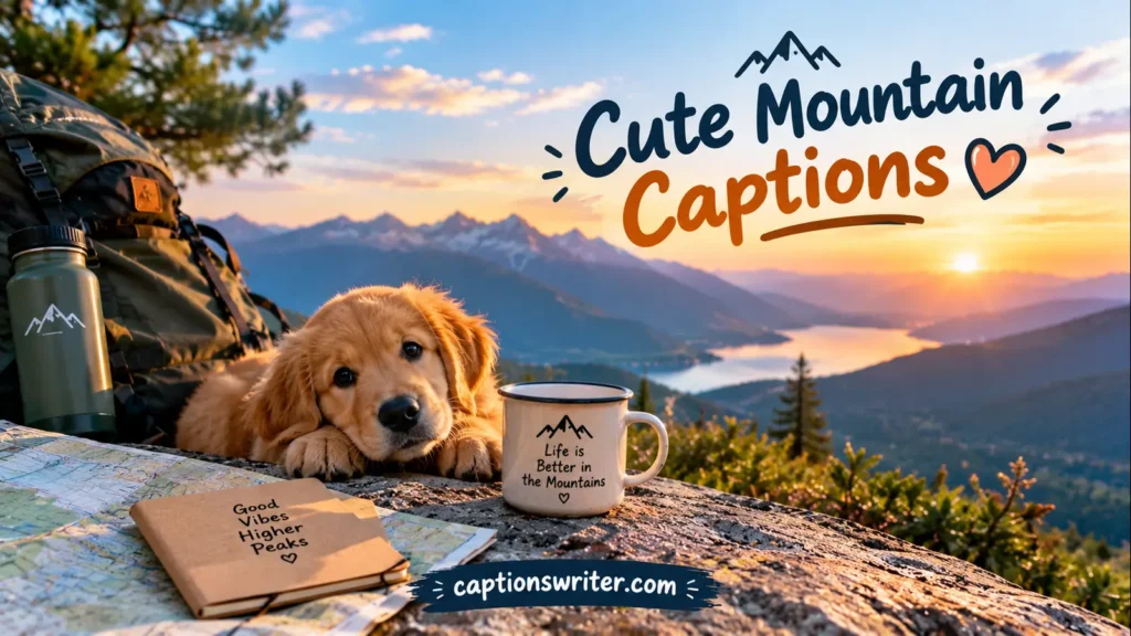 Cute Mountain Captions 🥰