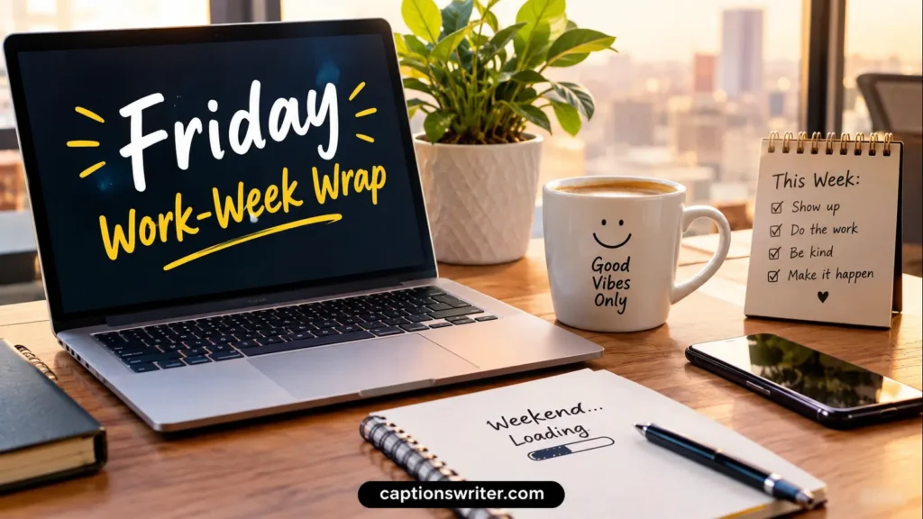 Friday Work-Week Wrap Captions π»