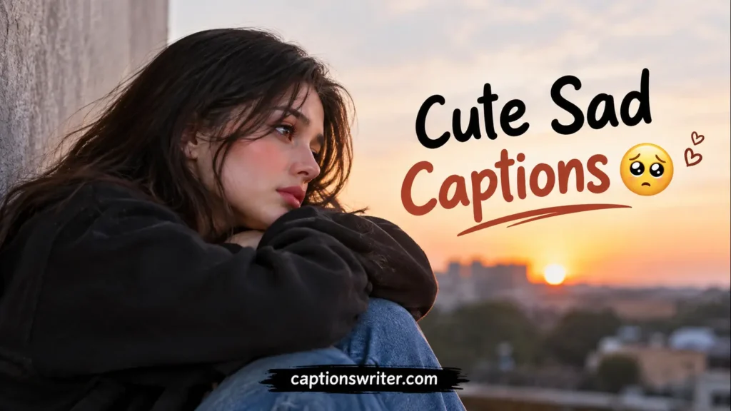 Cute Sad Captions 🥺