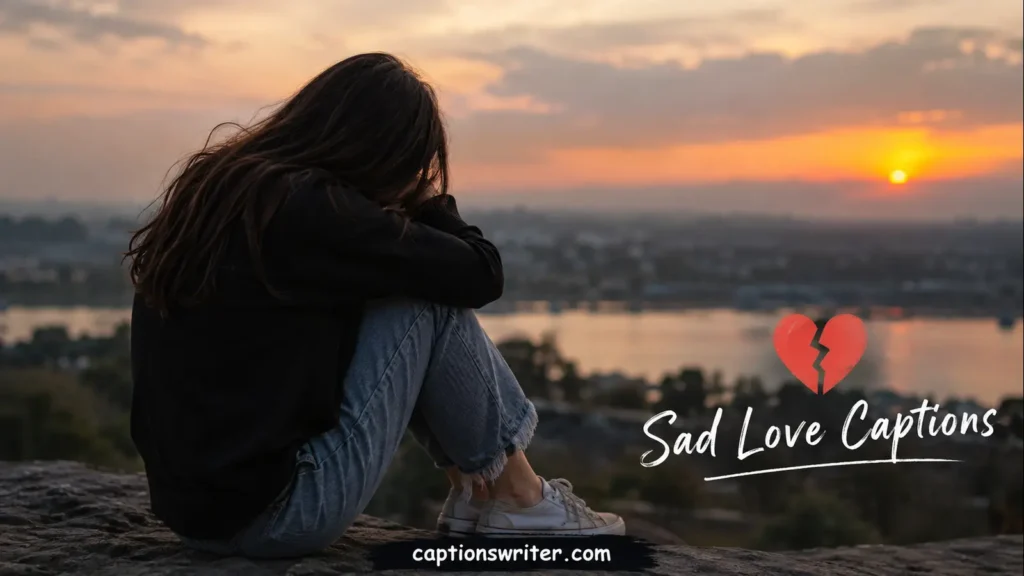 Sad Love Captions 💔