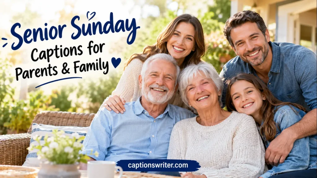 Senior Sunday Captions for Parents & Family 💙
