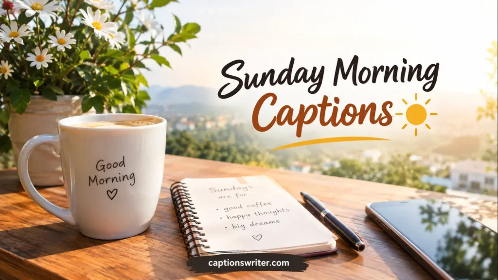 Sunday Morning Captions ☀️