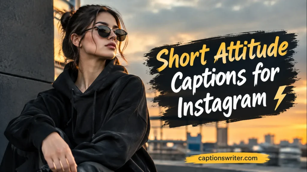 Short Attitude Captions for Instagram ⚡