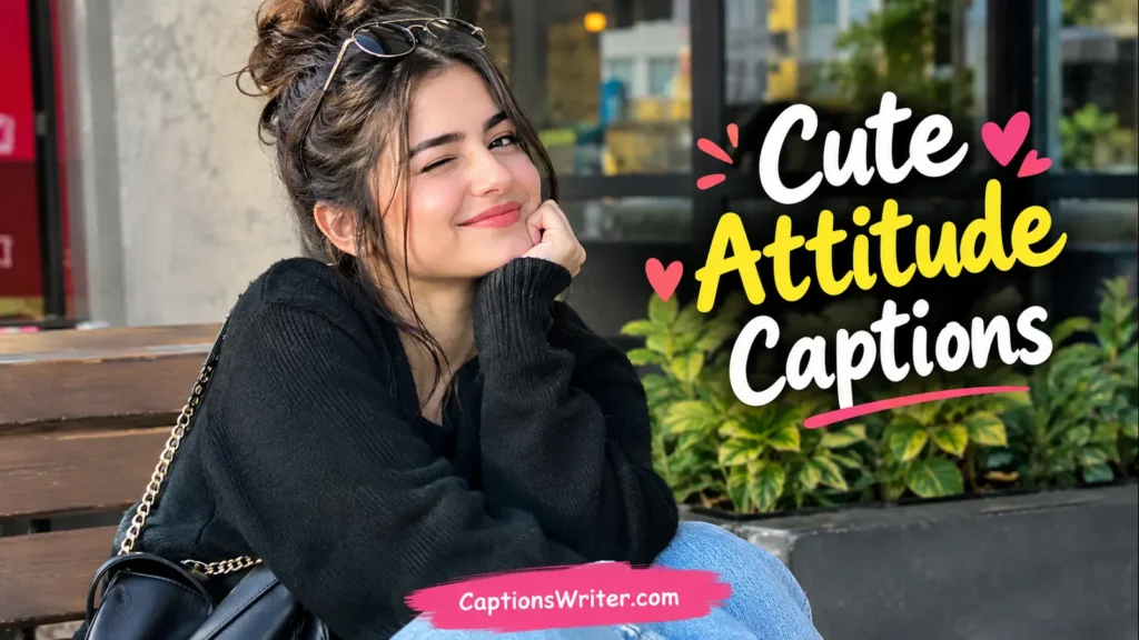 Cute Attitude Captions 💕