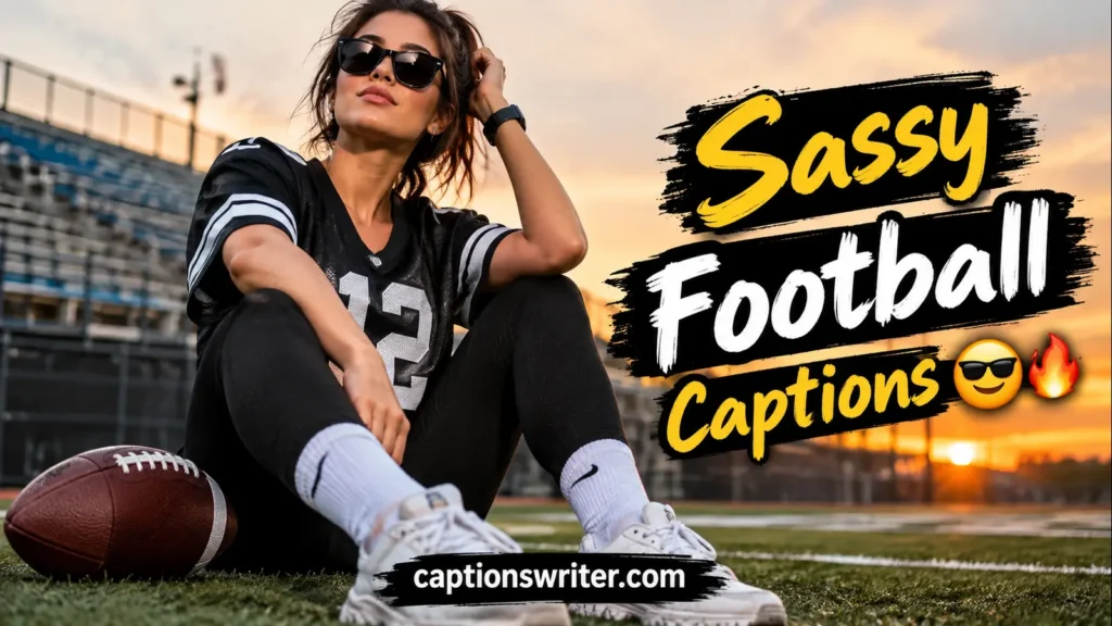 Sassy Football Captions 😎🔥