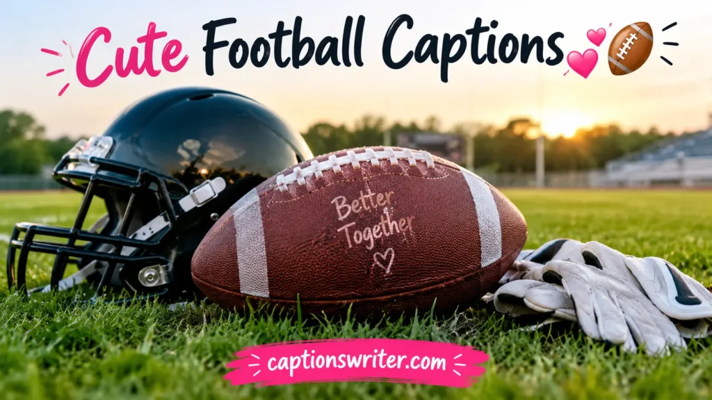 Cute Football Captions 💕🏈