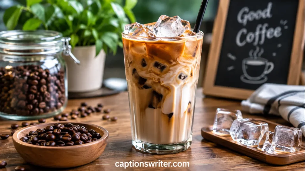 Iced & Cold Coffee Captions π§β