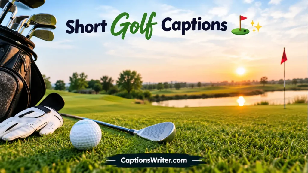 Short Golf Captions ⛳✨
