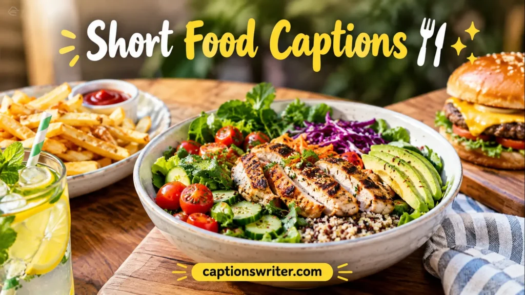 Short Food Captions ๐ดโจ