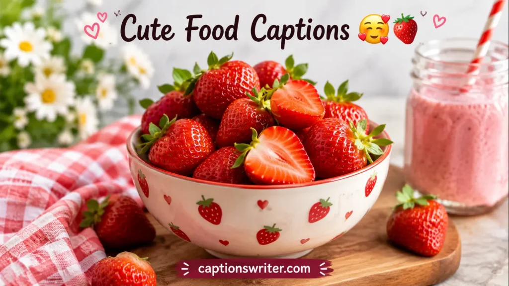 Cute Food Captions ๐ฅฐ๐