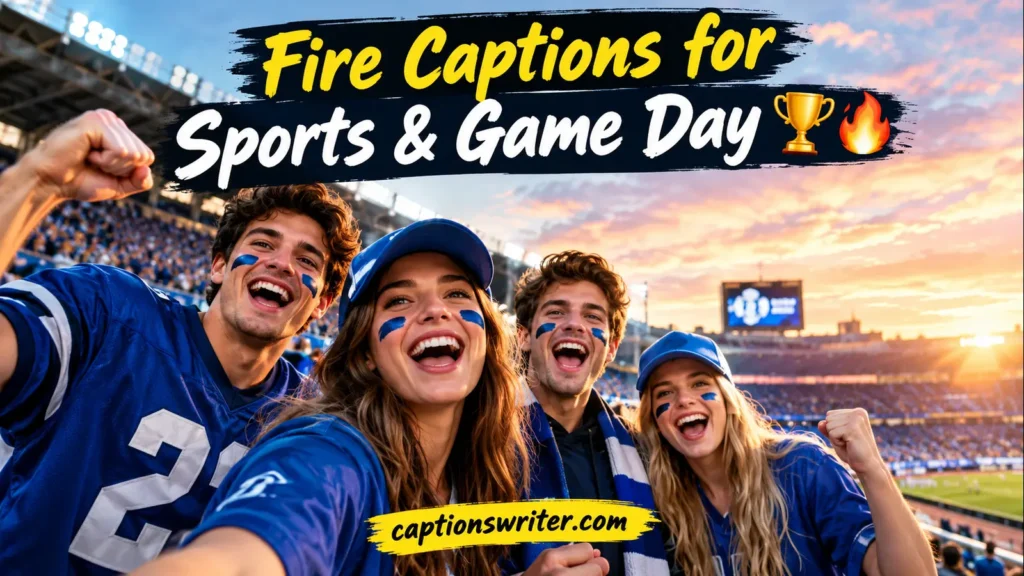 Fire Captions for Sports & Game Day ππ₯