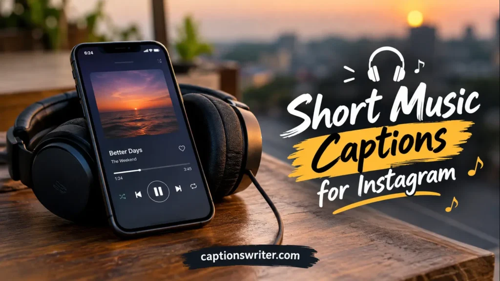 π§ Short Music Captions for Instagram