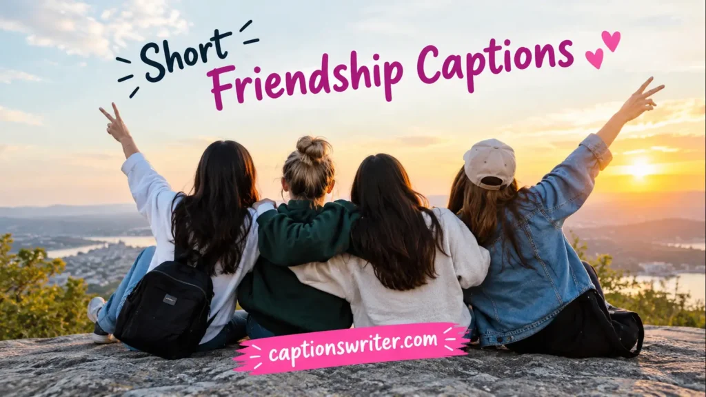 Short Friendship Captions 💕