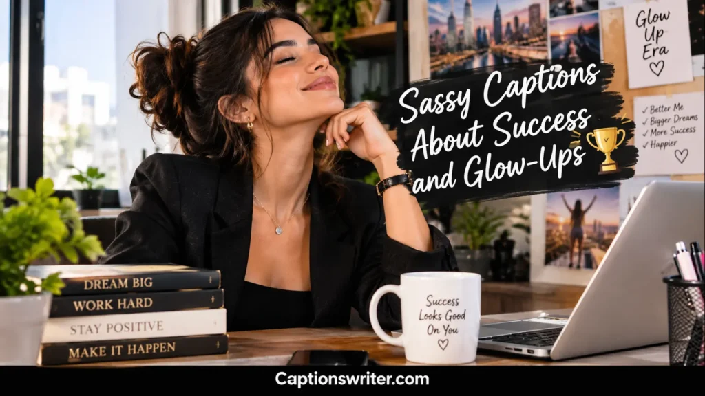 Sassy Captions About Success and Glow-Ups 🏆