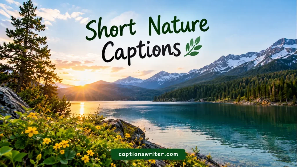 Short Nature Captions 🌿