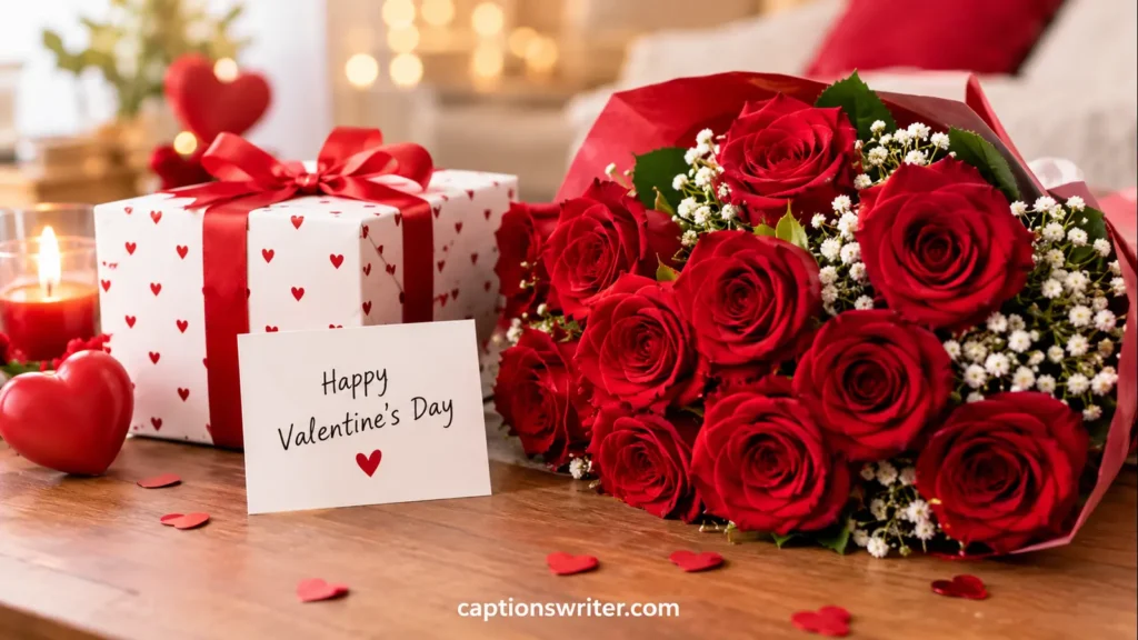 🌹 Valentine's Day Captions for Gifts, Flowers & Dates