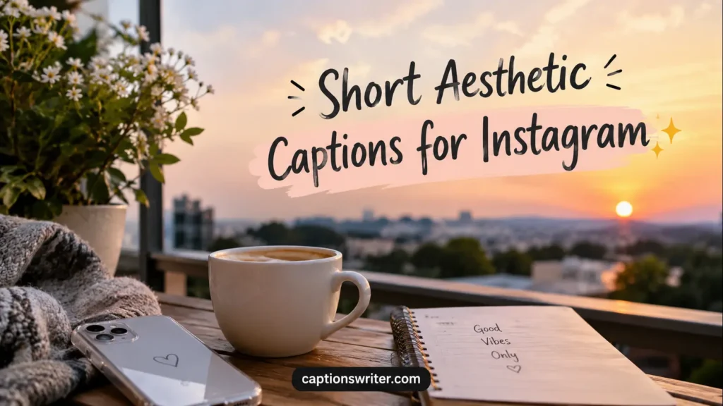 Short Aesthetic Captions for Instagram ✨