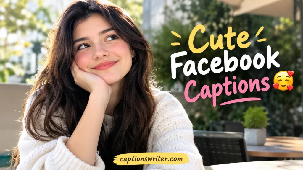 Cute Facebook Captions 🥰
