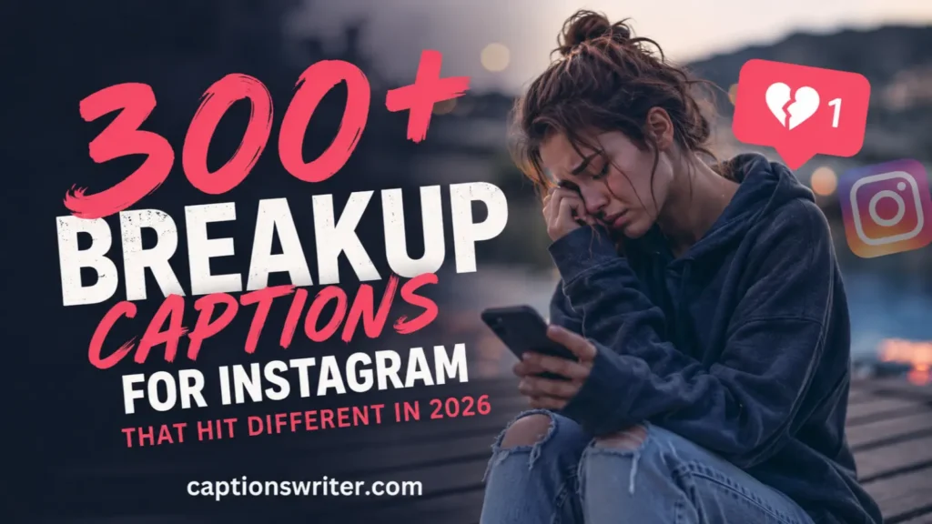 300+ Breakup Captions for Instagram That Hit Different in 2026