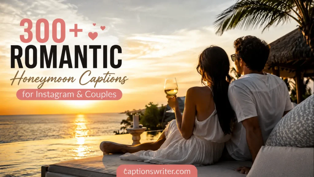 300+ Romantic Honeymoon Captions for Instagram & Couples