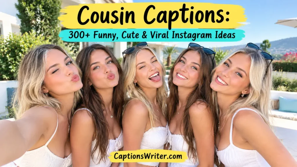 Cousin Captions: 300+ Funny, Cute & Viral Instagram Ideas
