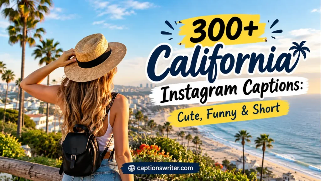 300+ California Instagram Captions: Cute, Funny & Short