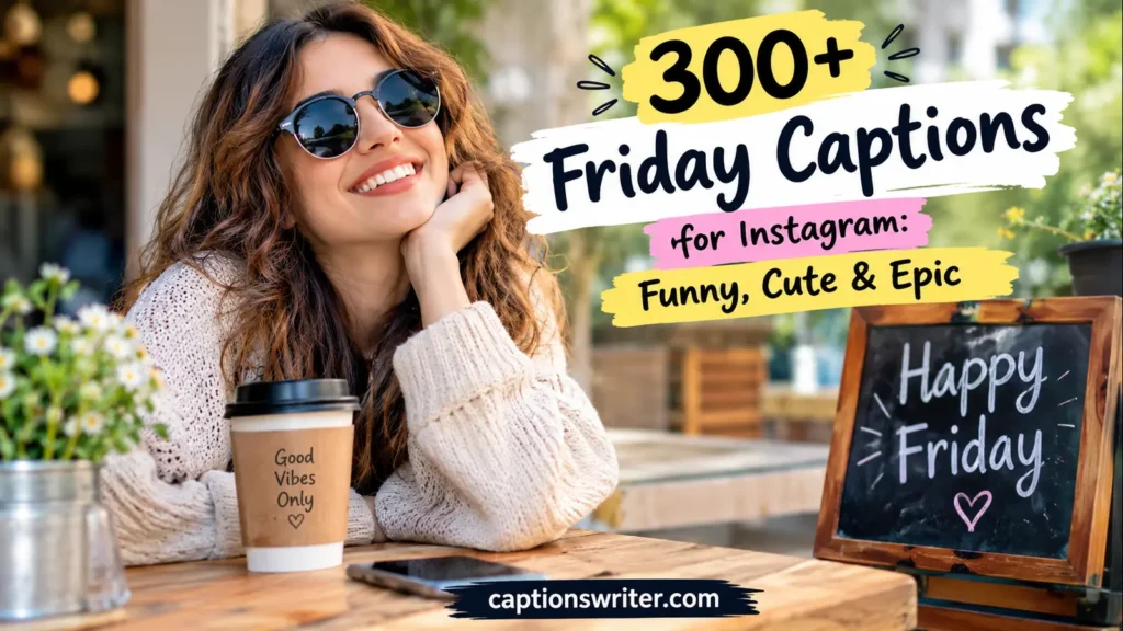 300+ Friday Captions for Instagram: Funny, Cute & Epic