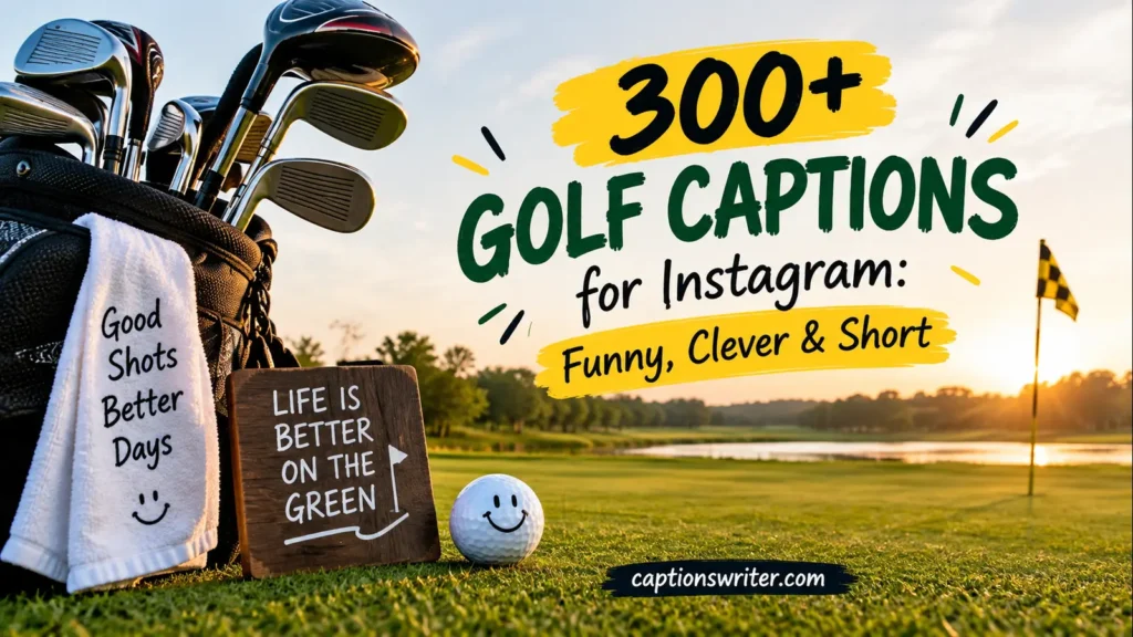 300+ Golf Captions for Instagram: Funny, Clever & Short