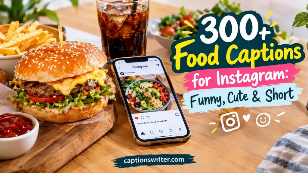 300+ Food Captions for Instagram: Funny, Cute & Short 🍕