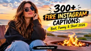 300+ Fire Instagram Captions: Best, Funny & Short 2026