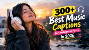 300+ Best Music Captions for Instagram Posts in 2026