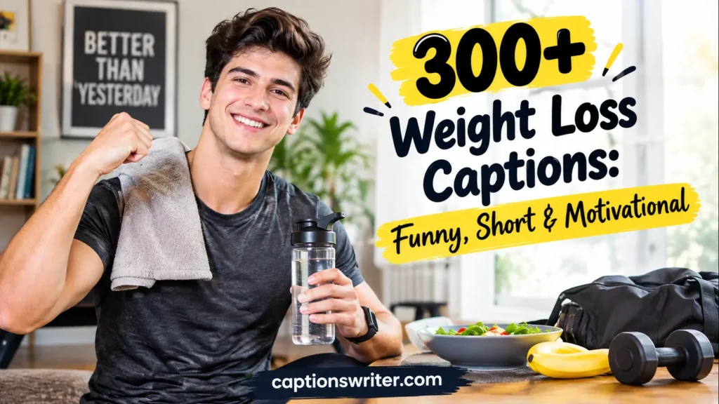 300+ Weight Loss Captions: Funny, Short & Motivational