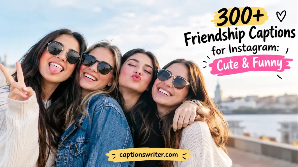 300+ Friendship Captions for Instagram: Cute & Funny